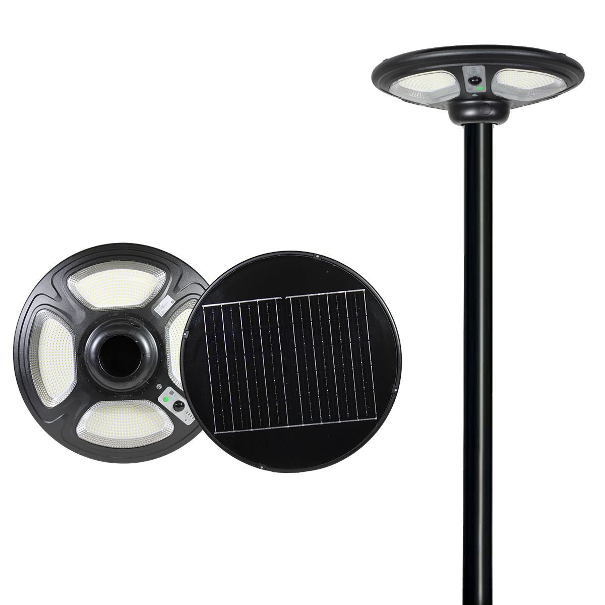 Lámpara Solar LED 200w Todo en Uno para Exterior