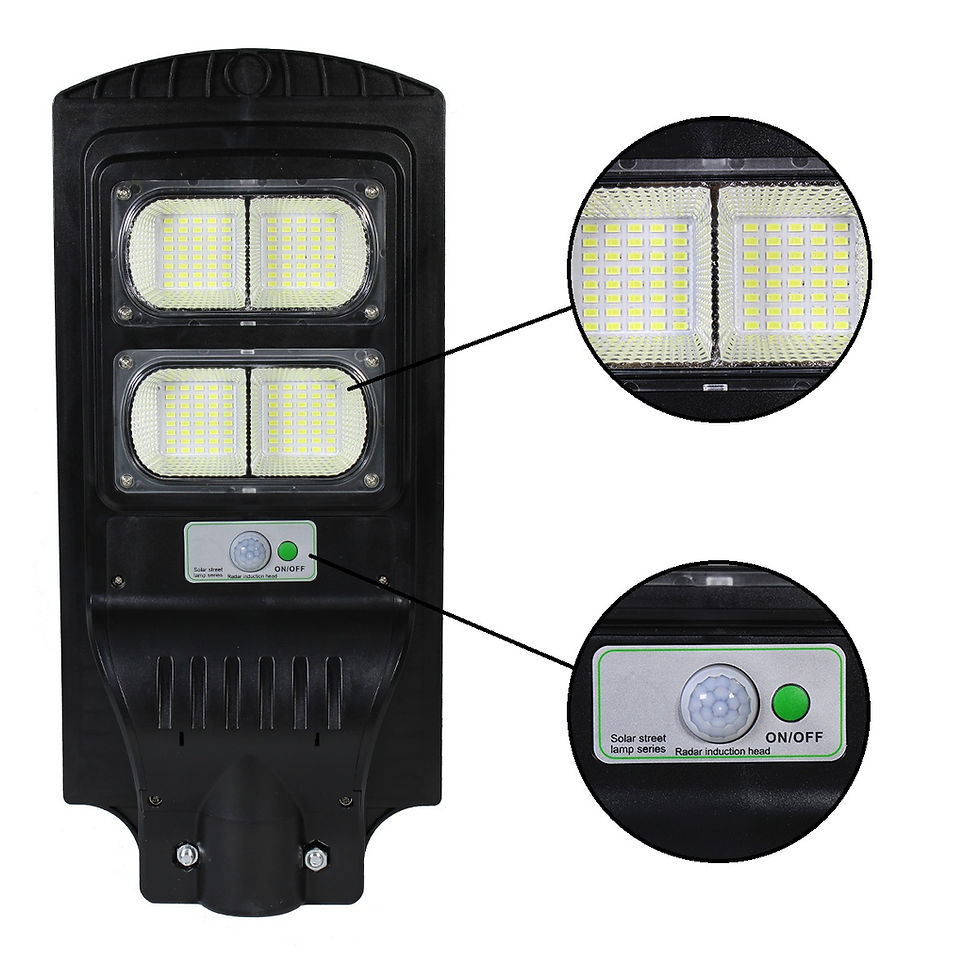 Miniatura: Lámpara Solar LED de 80W Suburbana para Alumbrado Público