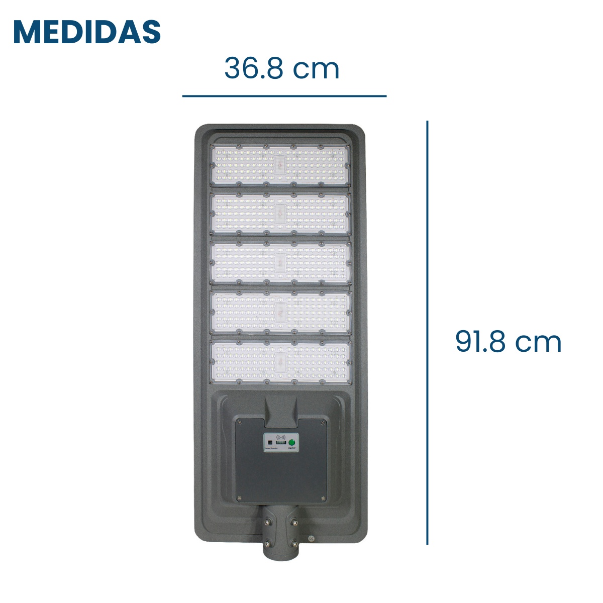 Lámpara Solar All In One de 500W LA9 MEXIHOGAR