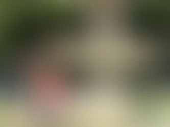 ボージュ広場で暑さを凌ぐ子供たち
