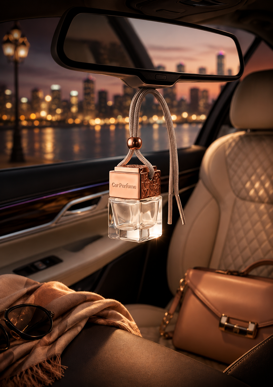 Luxe Rose Gold Car Diffuser