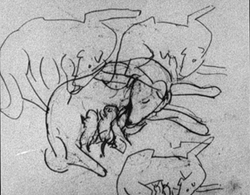 Pablo Picasso  Study for Les Demoiselles d'Avignon 1907
