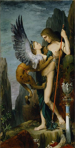 Gustave Moreau Oedipus and the Sphinx 1864