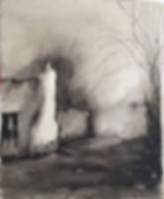 Tim Hardy, The Road by the Slab Hut