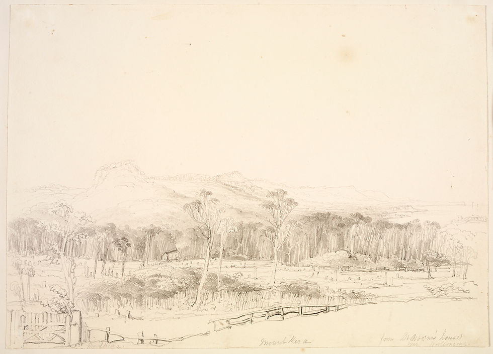 Georgiana Lowe, Mount Kera, from Osborne