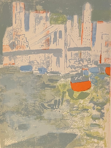 Paul Guiramand lithograph 限定50 Paul Guiramand signed lithograph: Horses at Sunset – Xenophon Press