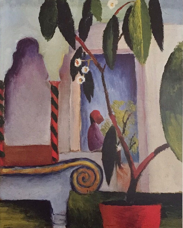 August Macke, Arabisches Cafe, 1914