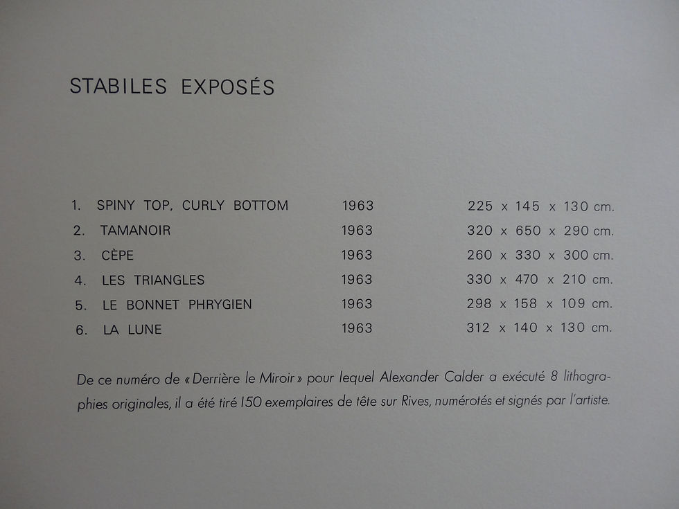 Thumbnail: Calder - Plate 3 - Original lithograph