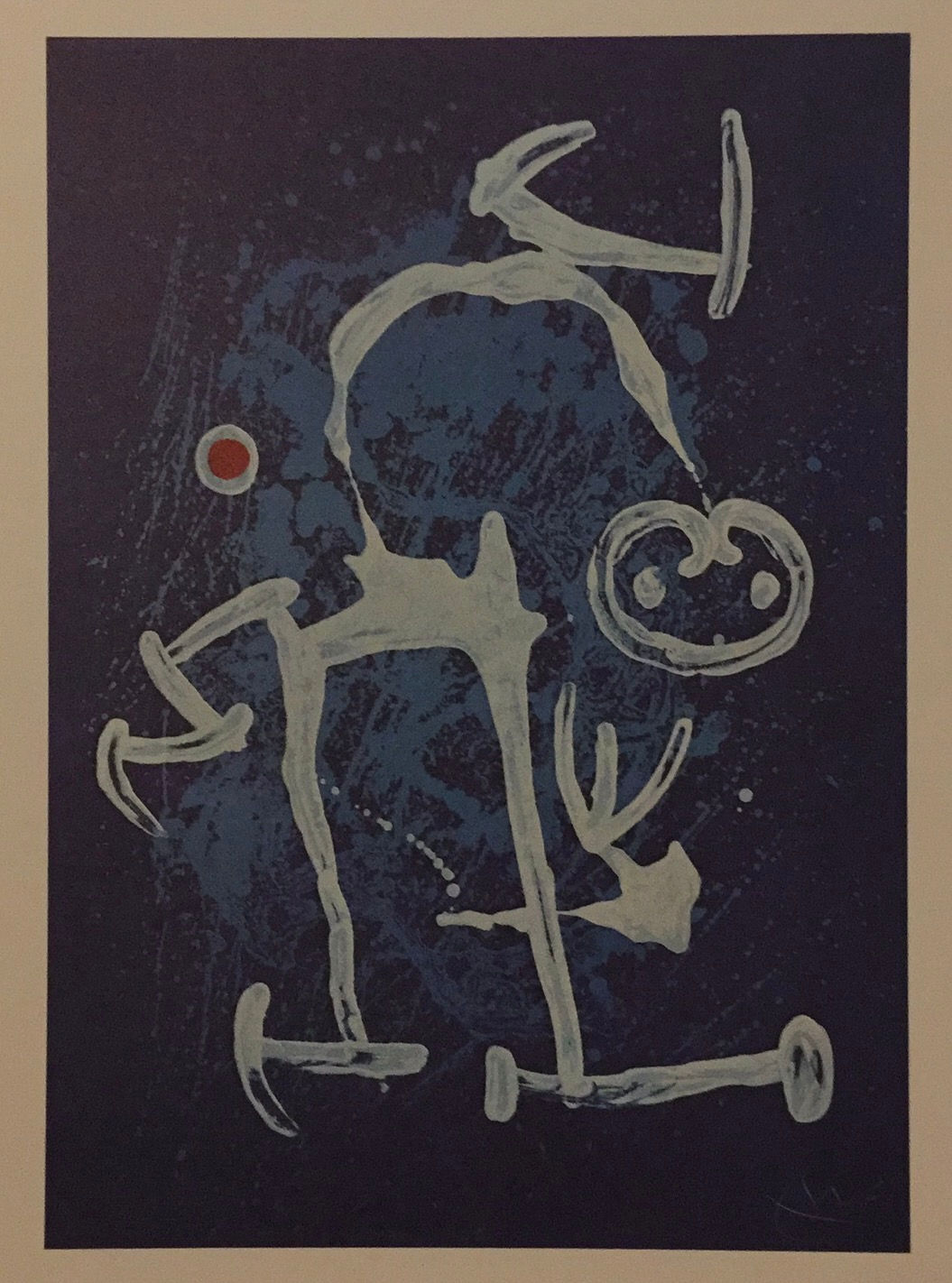 Joan Miro, Uneducated, Blue