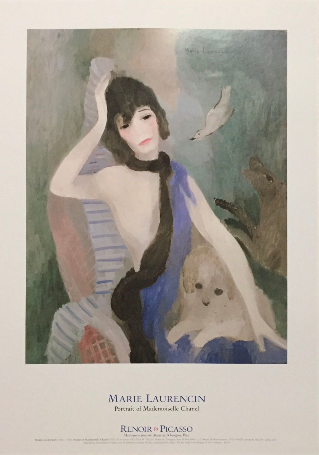 Marie Laurencin, Portrait of Mademoiselle Chanel