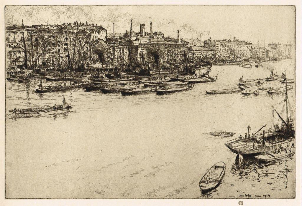 James McBey, The Pool