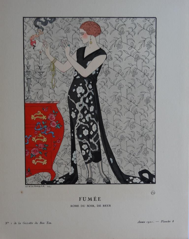 Thumbnail: Gazette Du Bon Ton 1921 No 1 Pochoir