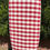 Thumbnail: Red Check and Stripe Reversible Padded Cover
