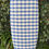 Thumbnail: French Blue Check and Ticking Reversible Padded Cover