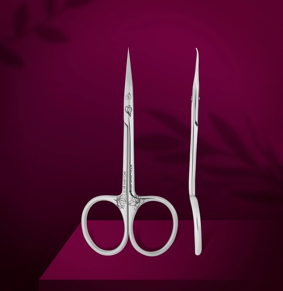 Professionelle Nagelhautschere Mit Haken EXCLUSIVE 21 Typ 1 (Magnolia)