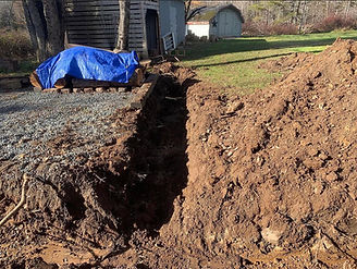drain digging