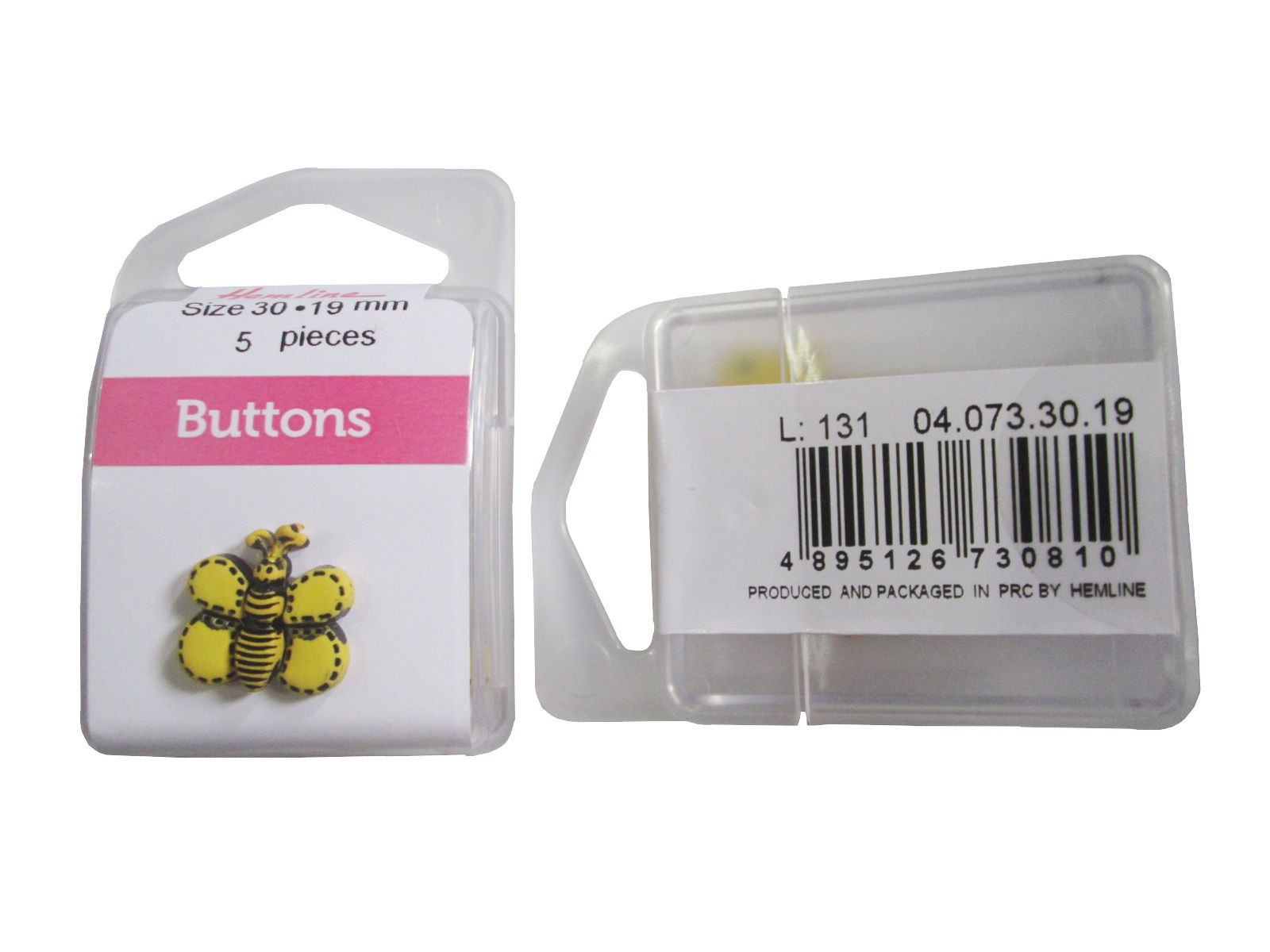 Hemline Sewing and Craft Buttons - Novelty