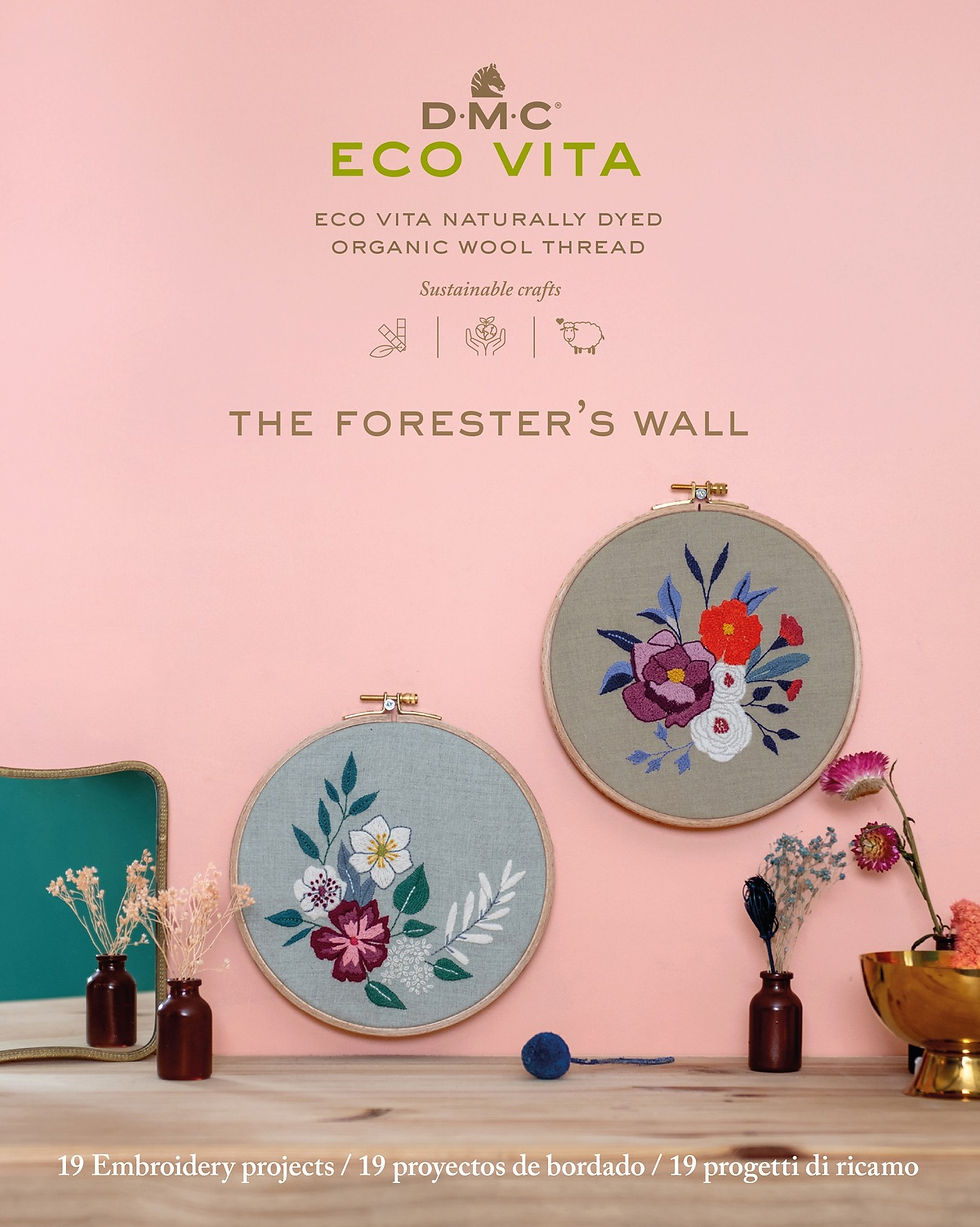 15888 English Eco Vita organic wool yarn projects DMC The Forester's Wall Magazine