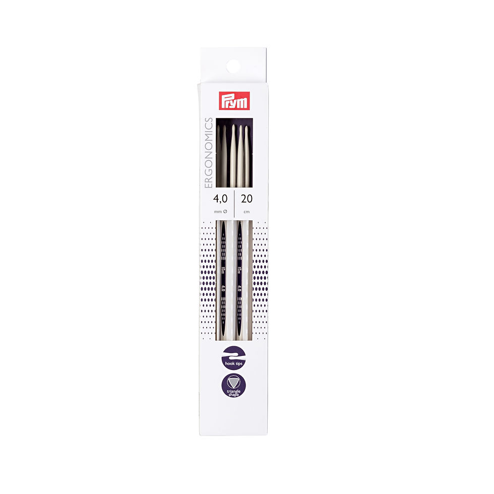 Thumbnail: Prym Ergonomics Double Pointed Knitting Needles 20cm