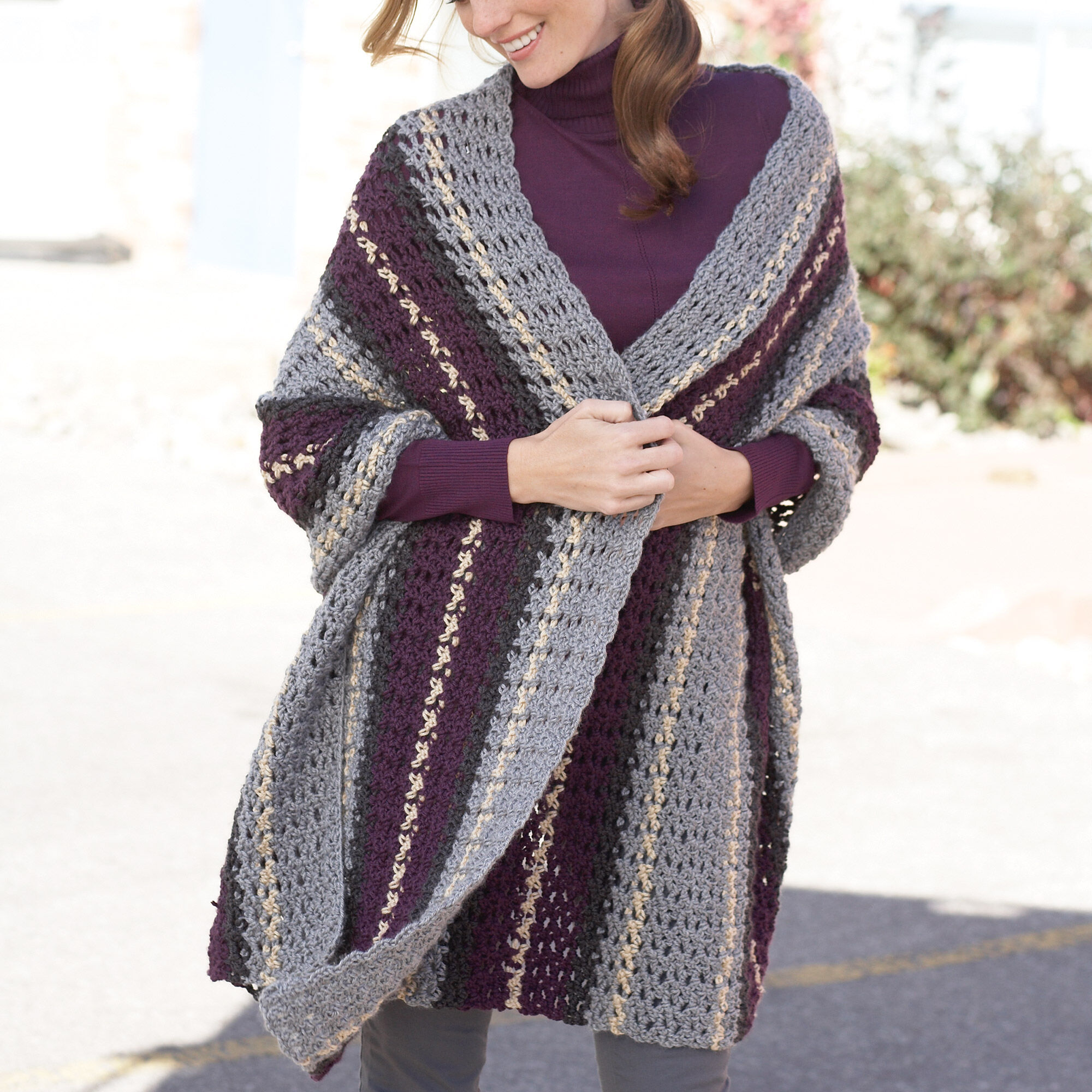 Caron Simply Soft Afternoon Wrap