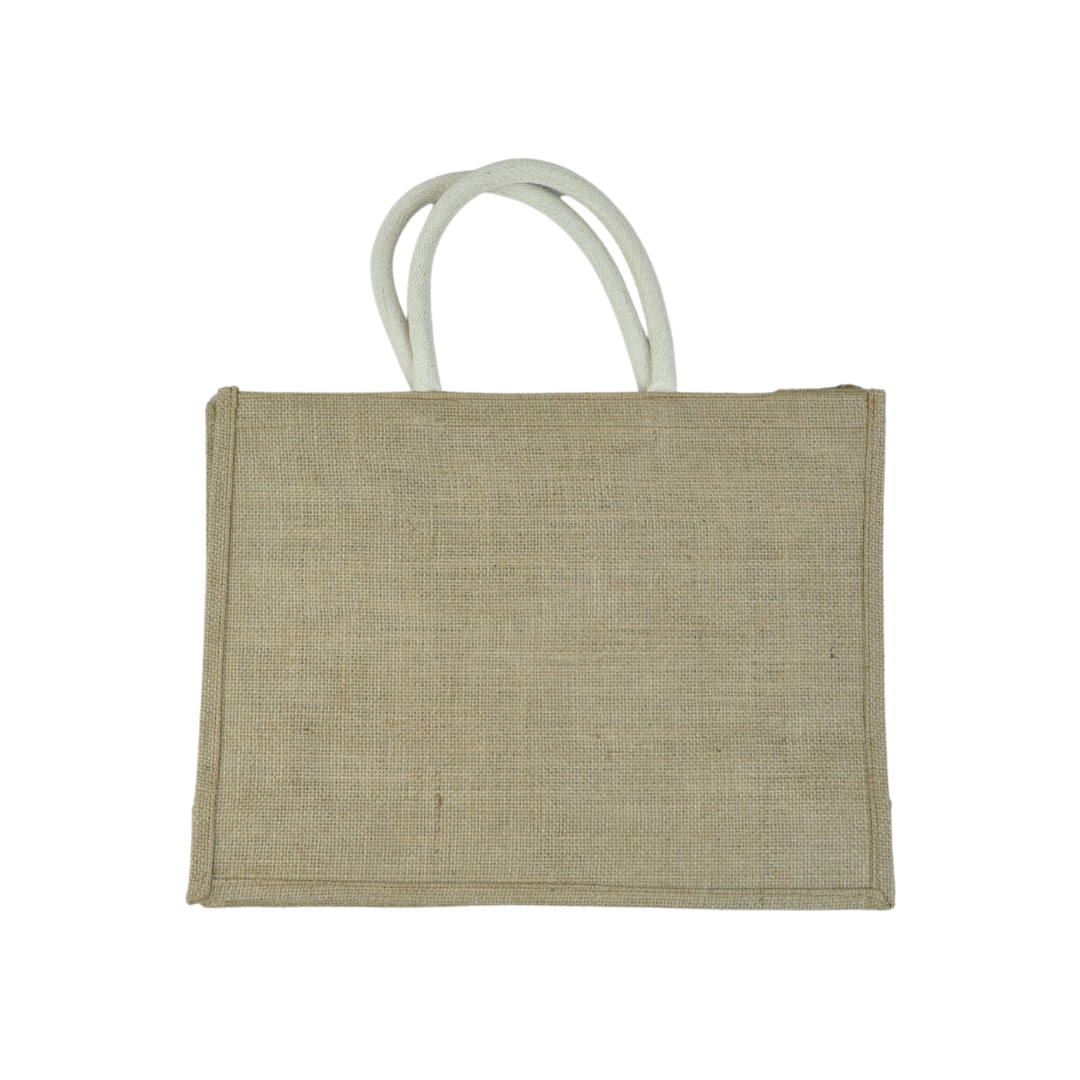 eco-friendly jute tote bag