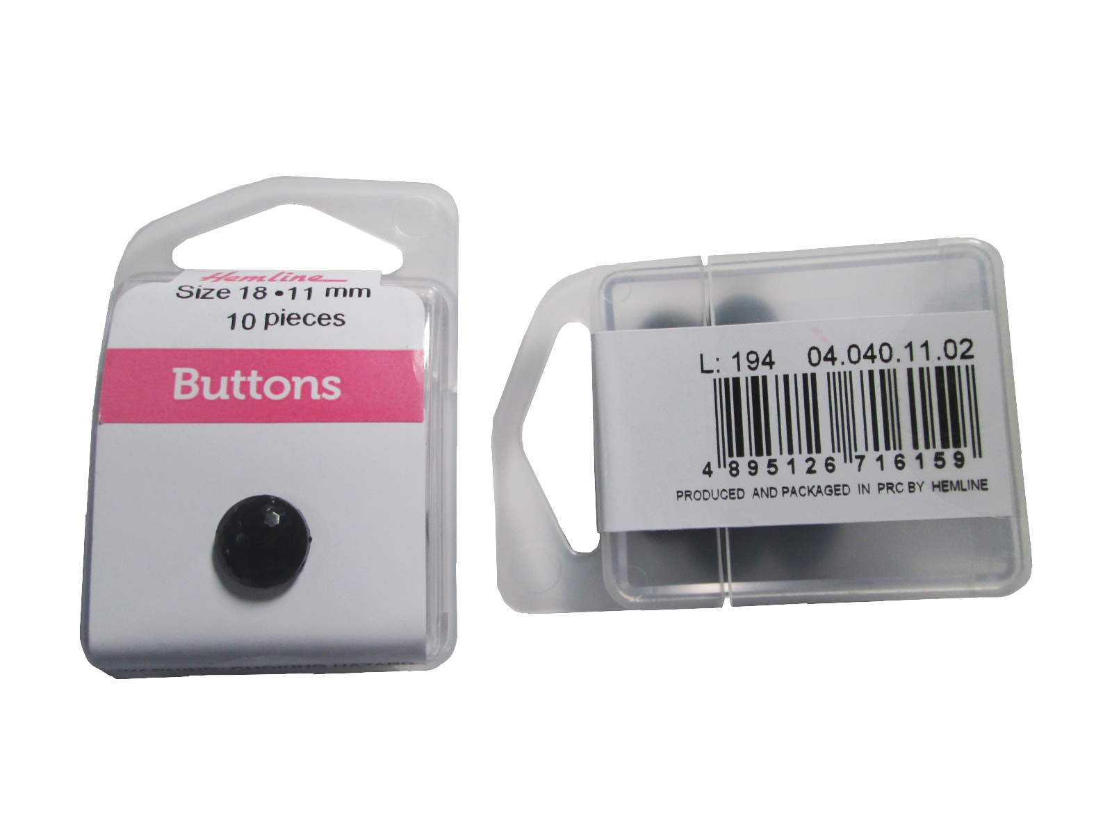 Hemline Sewing and Craft Buttons - Shank