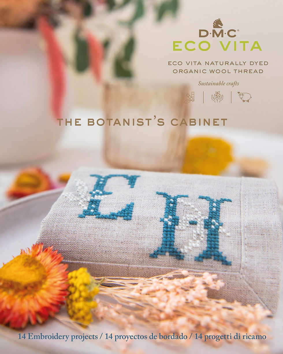 DMC The Botanist's Cabinet Magazine Eco Vita organic wool yarn projects