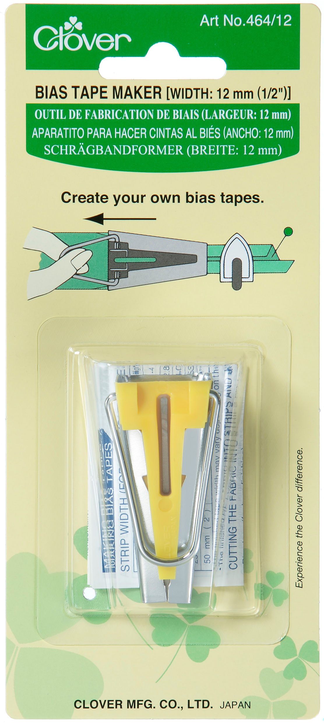 Clover Bias Tape Maker 12mm 1/2" (464-12)
