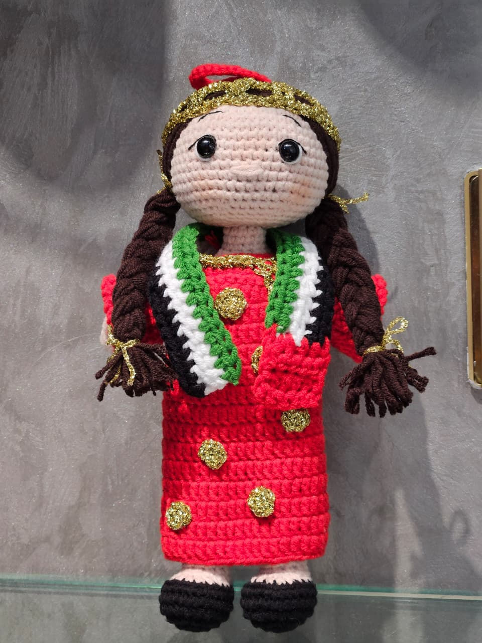 Thumbnail: UAE National Day Crochet Doll (Latifa, Sheikha, Hind, Rashid)