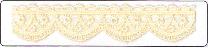 Thumbnail: Guipure Lace Garment Accessories, 2 CM 3 Yard | MA53-1029