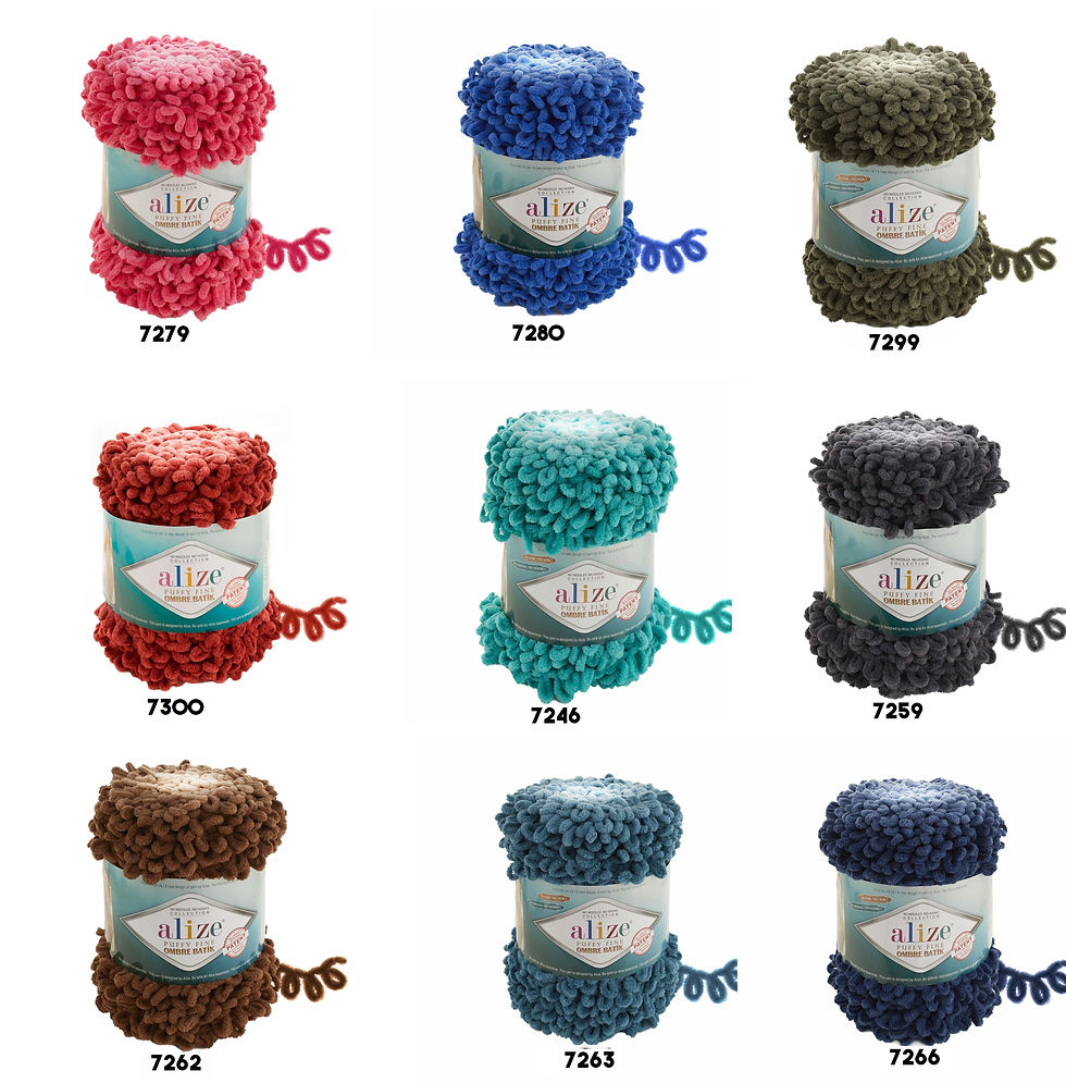 Thumbnail: Alize Puffy Fine Ombre Batik