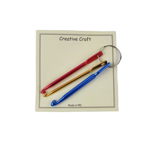 Crochet Hook Keychain Travel Crochet Mini Crochet Hooks craftmiddleeast