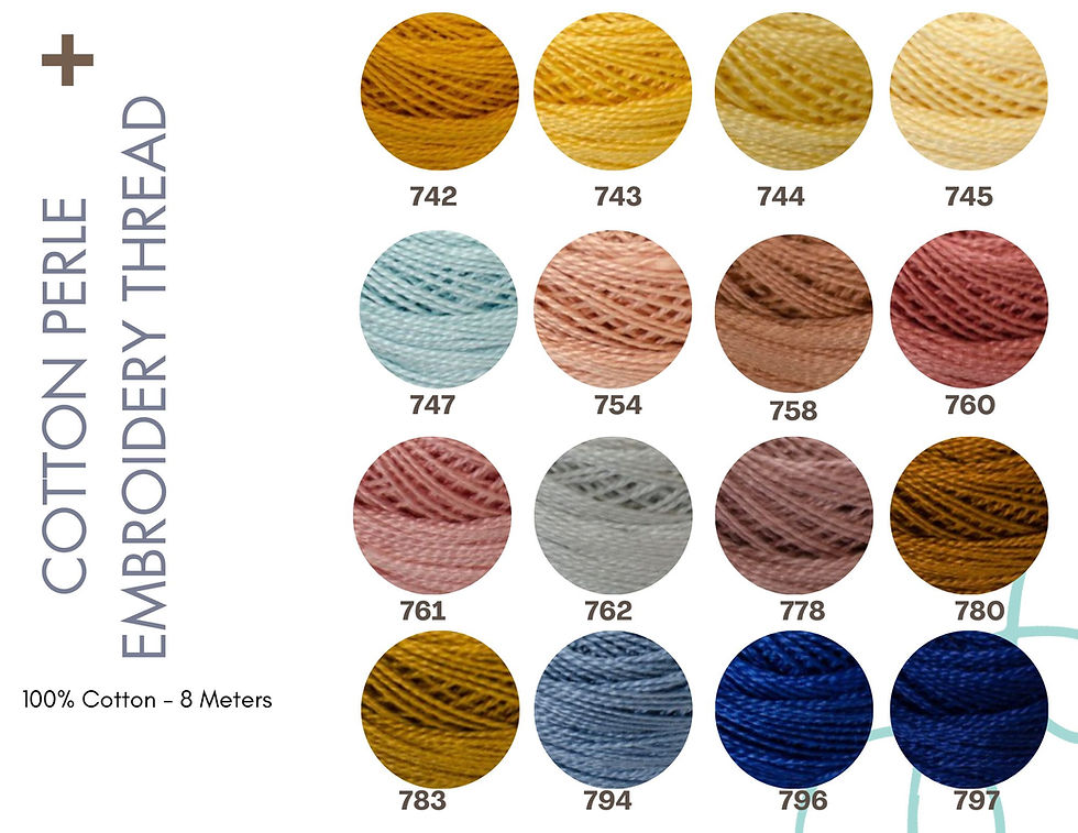 Thumbnail: DMC Pearl Cotton Embroidery Thread 116/8 Color 971-3865 | Blanc Ecru B5200