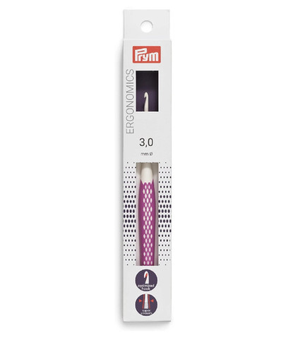 PRYM Ergonomics Wool Crochet Hook 3 0mm 218483 craftmiddleeast