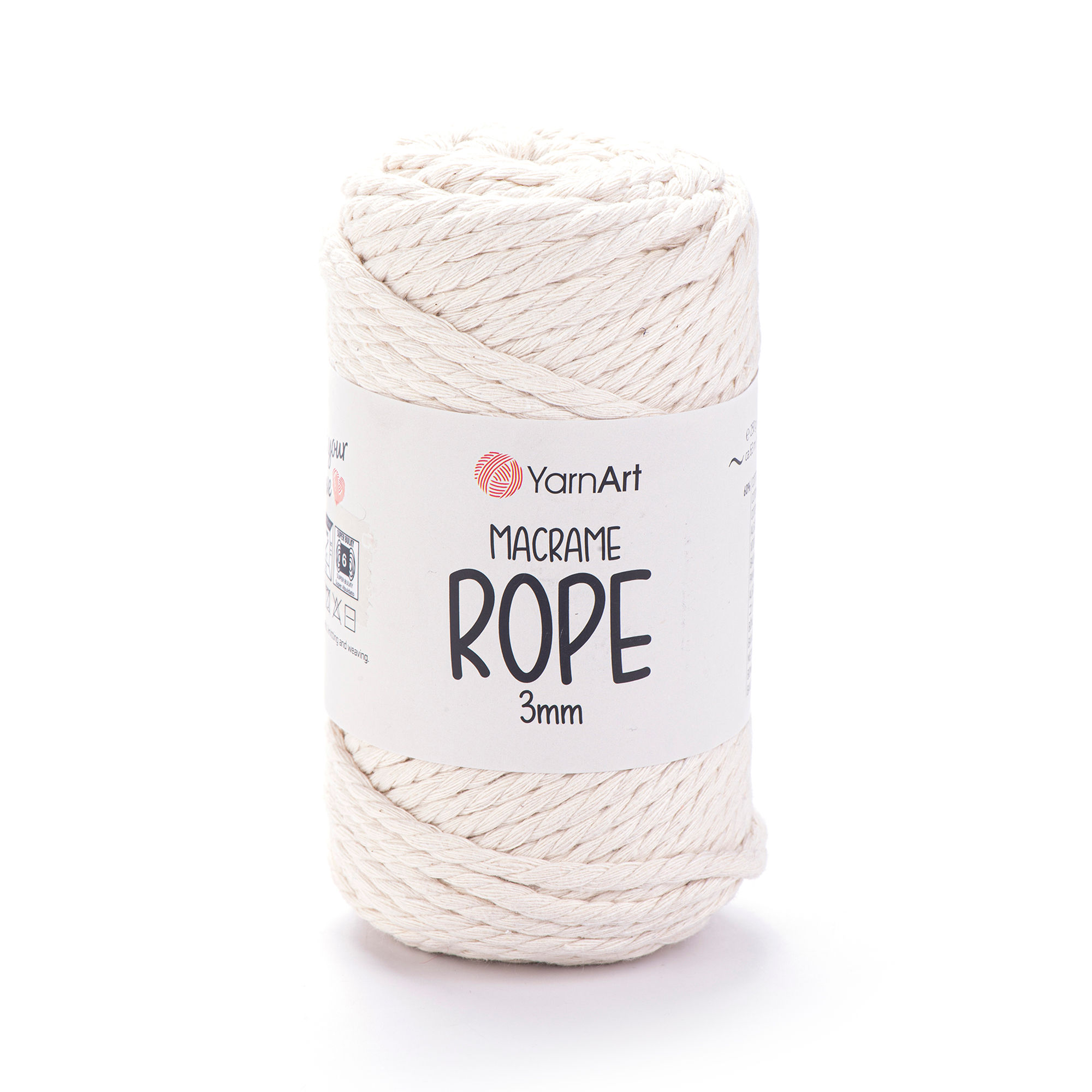 3mm macrame rope yarnart dubai online store craft middle east store