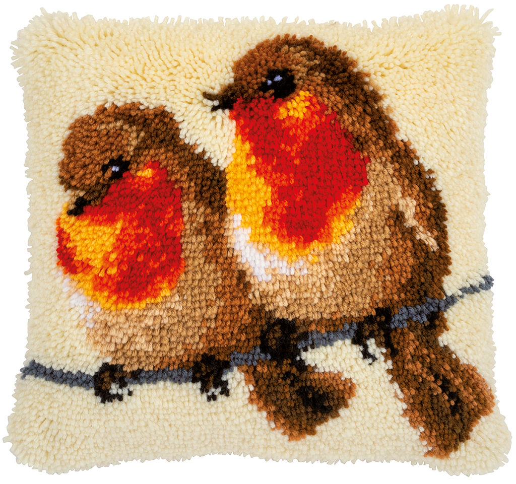 VERVACO Latch Hook Cushion Kit ROBINS- PN-0144768