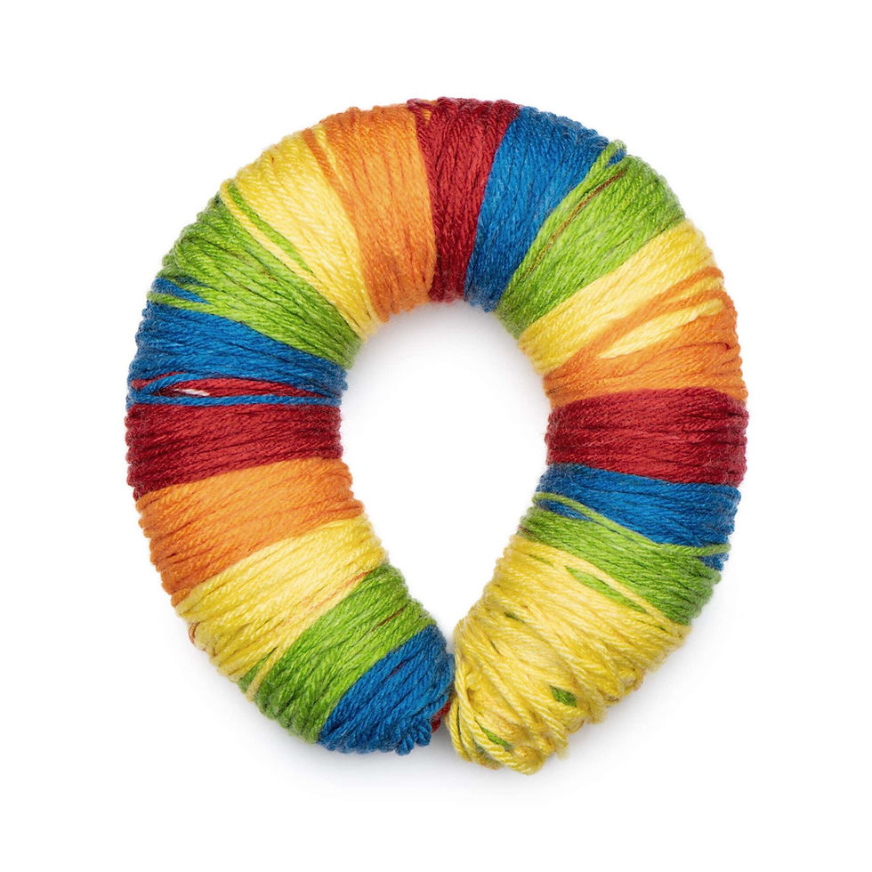 Thumbnail: RED HEART Rainbow Road Crochet Scarf Kit