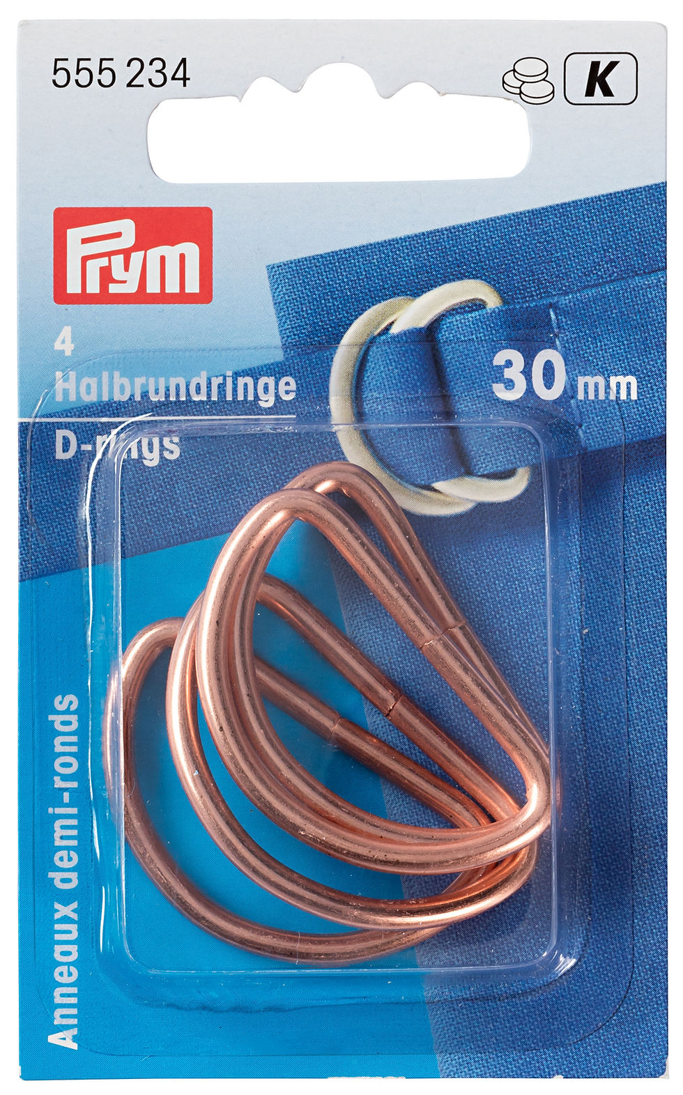 Thumbnail: PRYM Bag D-Rings 30MM