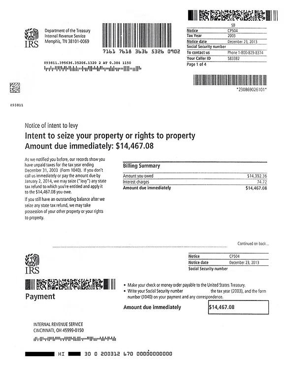 irs notices colonial tax consultants irs form 10916