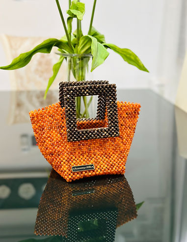 Sophie Bag - Marble Orange