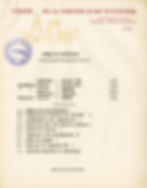 Composition du bureau et du secrétariat du Comité de la Semaine d’art. 1949