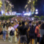 Déambulations nocturnes, rue de la République. 2015