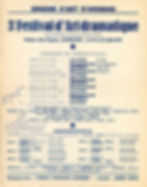 Tarifs du Festival. 1949