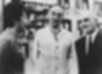 Élisabeth Barbier, Jean Vilar et le Dr Pons. Vers 1964