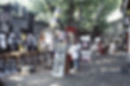 La rue des Teinturiers pendant le festival. 1995