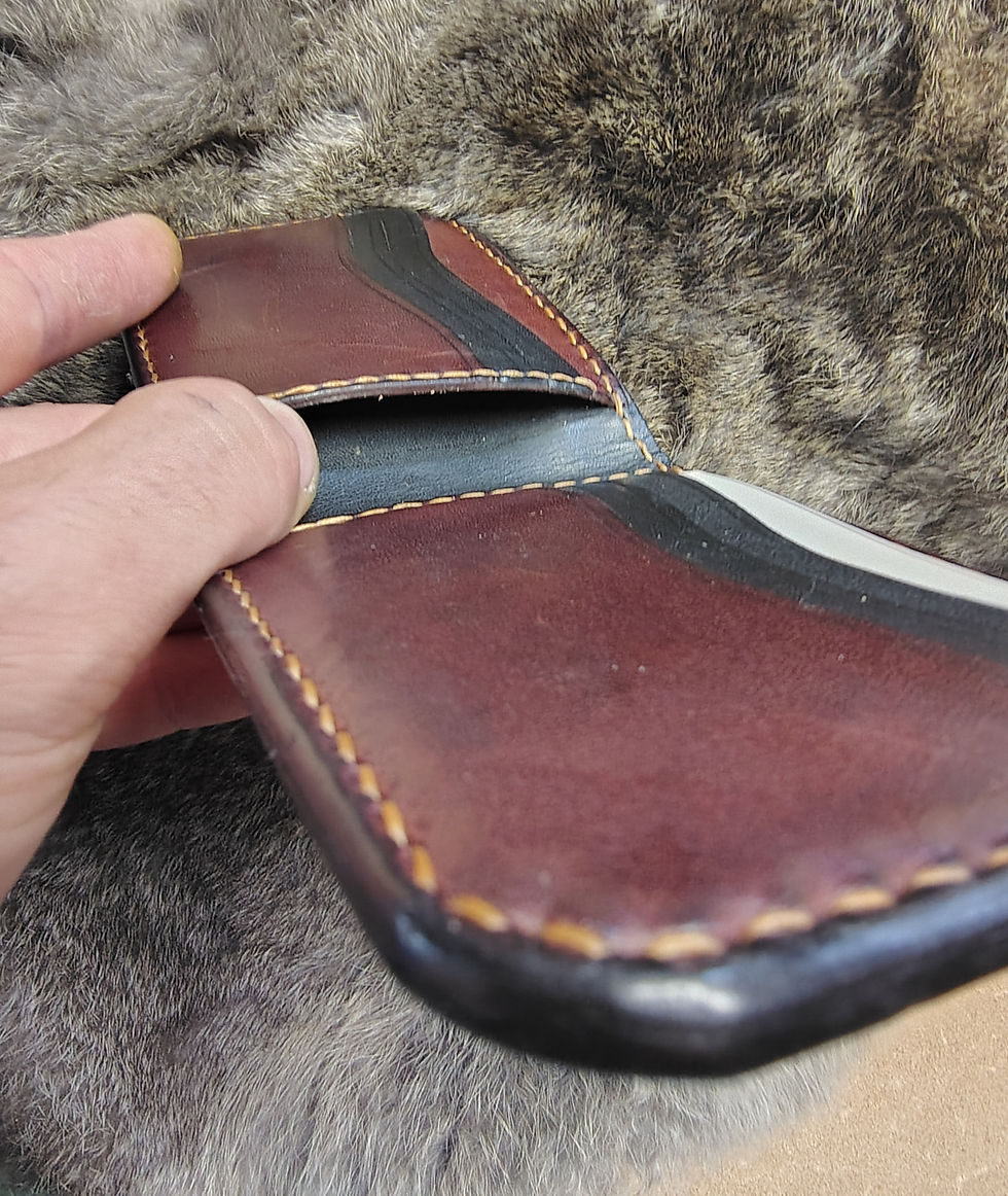 Thumbnail: Sacred Geometry Bifold Wallet - Tan