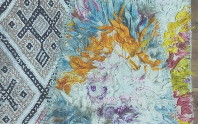 縮圖：Vintage Patchwork Kilim - Boho Chic !