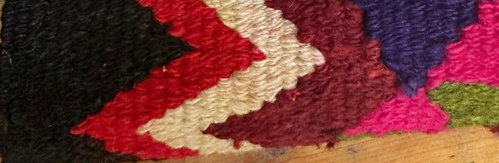 縮圖：Herki Kurdish Kilim Runner                                             4.7 x.91m