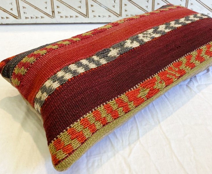Thumbnail: Handmade Kilim Pillow                                                    60x30cm