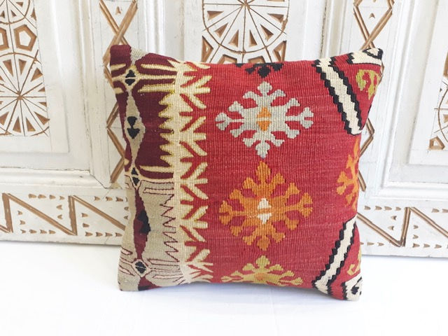 Thumbnail: Vintage Kilim Pillow -Fine Anatolian